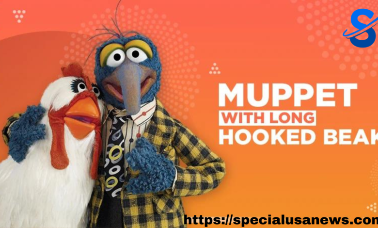 Muppet with Long Hooked Beak